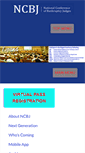 Mobile Screenshot of ncbjmeeting.org